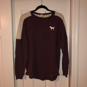 Maroon Victoria's Secret PINK Long Sleeve